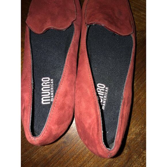 Munro America Cranberry Red Loafers 7M - Picture 5 of 7